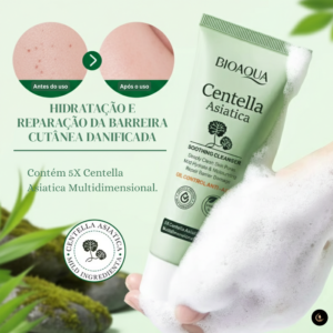 Gel de Limpeza com Centella Asiática – Limpeza Profunda, Controle de Acne e Pele Equilibrada