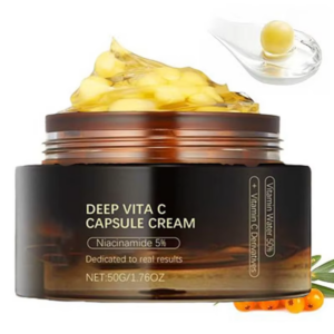 Creme Vitamina C em Cápsulas Deep Vita – Clareamento, Luminosidade e Ação Antioxidante